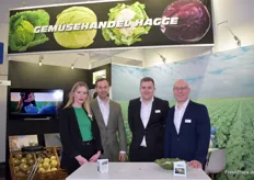 Katharina Jensen, Peter Hagge, Lennart Block und Stephan Franßen vom Gemüsehandel Hagge.